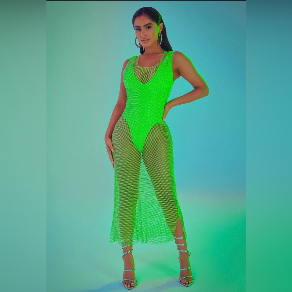 NWT- Fashionova swimsuit with sparkle cover up